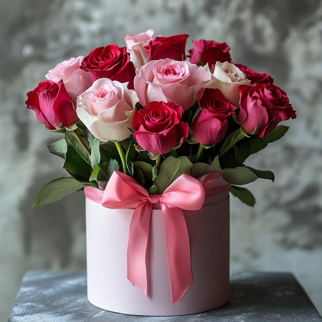 Elegant Rose Hat Box