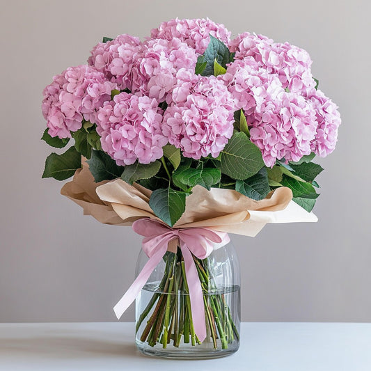 Blushing Hydrangeas