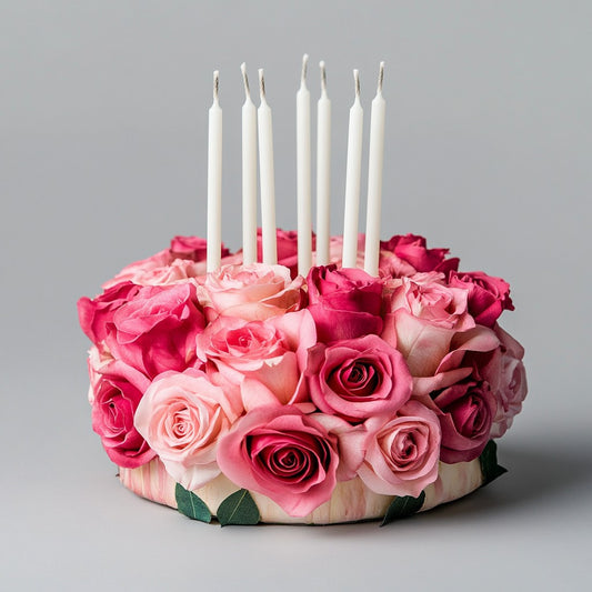 Rose Blossom Cake Delight